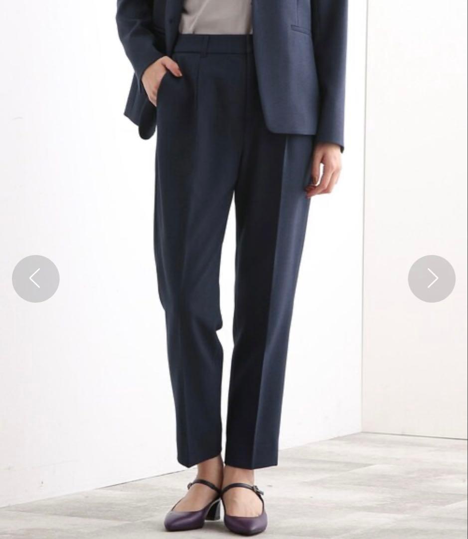 INDIVI パンツスーツ　ウールライクテーラードジャケット　定価4.5万