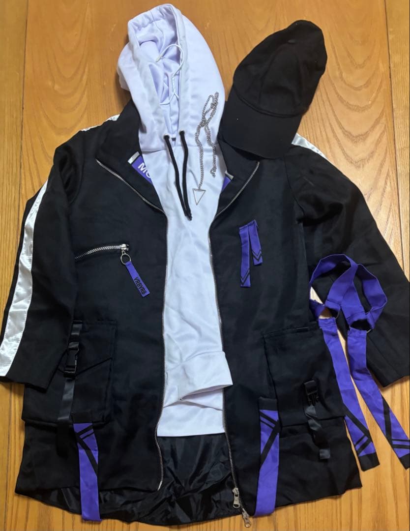 にじさんじ コスプレ 剣持刀也 ラッパー 衣装 ウィッグ フルセット 帽子