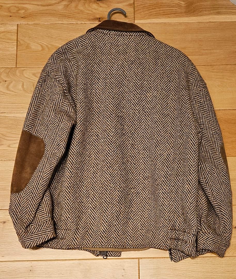 70s 80s herringbone tweed jacket ジャケット