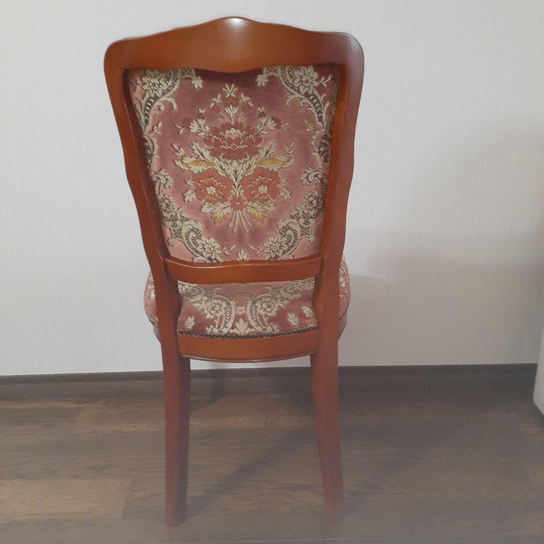 クワラ☆猫足椅子赤色系