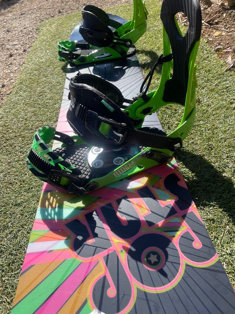 サロモンポップスター　レア名機　スノーボード 板・ビンディングRIDE2点セット