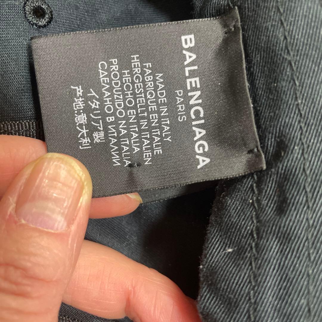 BALENCIAGA ブラックキャップ Lサイズ