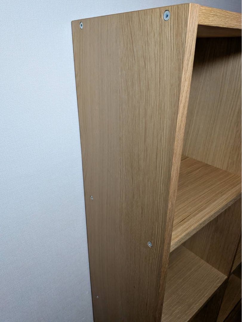 ■送料込■無印スタッキングシェルフ 3×2 木製家具棚 収納MUJIオーク材