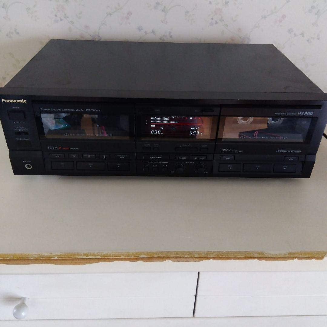 Panasonic RS-TR355 デュアルカセットデッキ