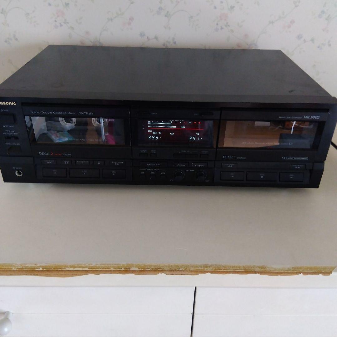 Panasonic RS-TR355 デュアルカセットデッキ