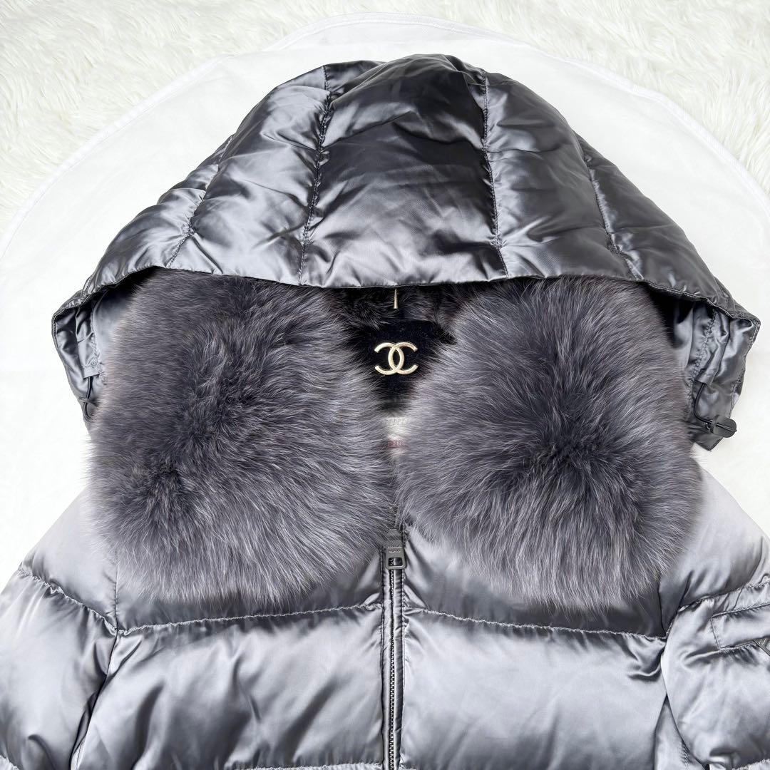 プラダ 2way ロングダウン フード ファー ベルト トライアングルロゴ 42