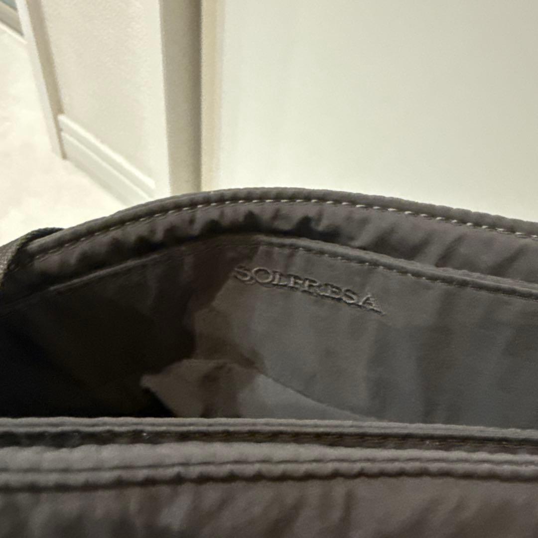 マザーズバック SOLPRESA キルティング チャコールグレーM