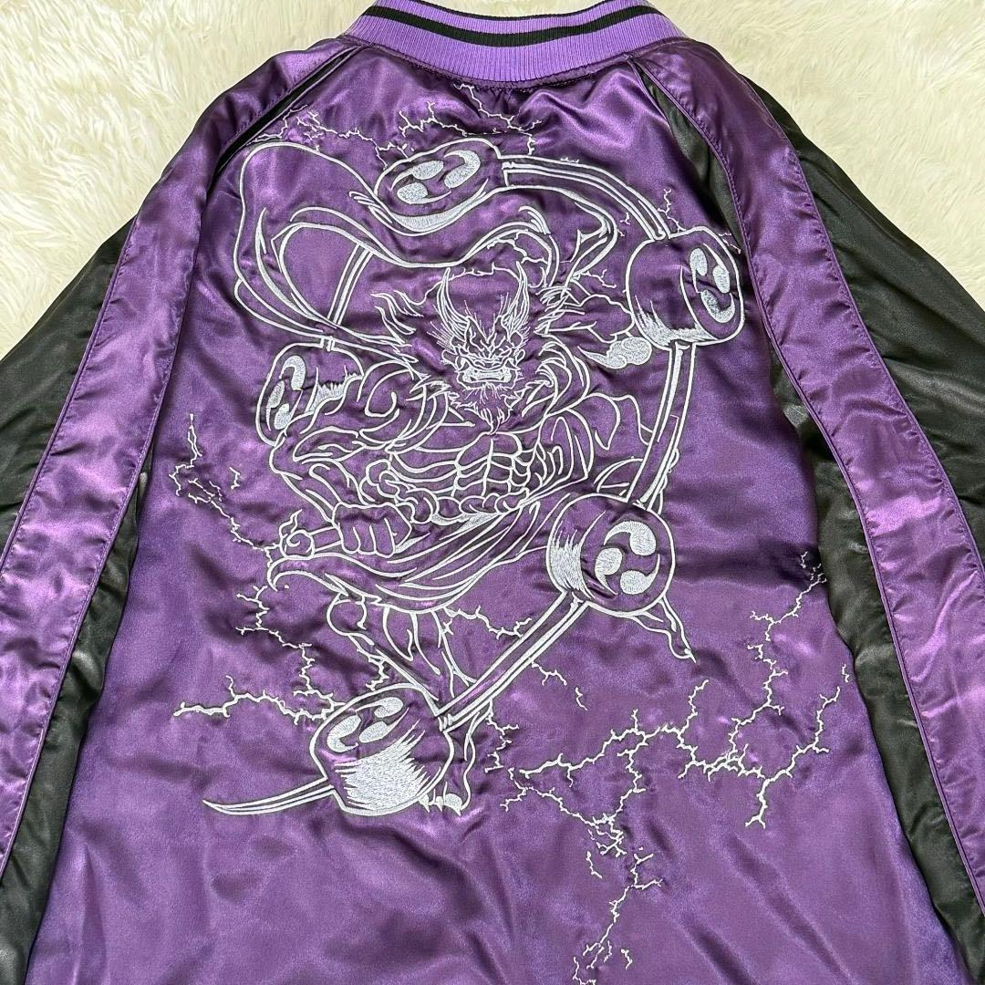 user_368615f2 様✨3L 絡繰魂 スカジャン 風神雷神 刺繍