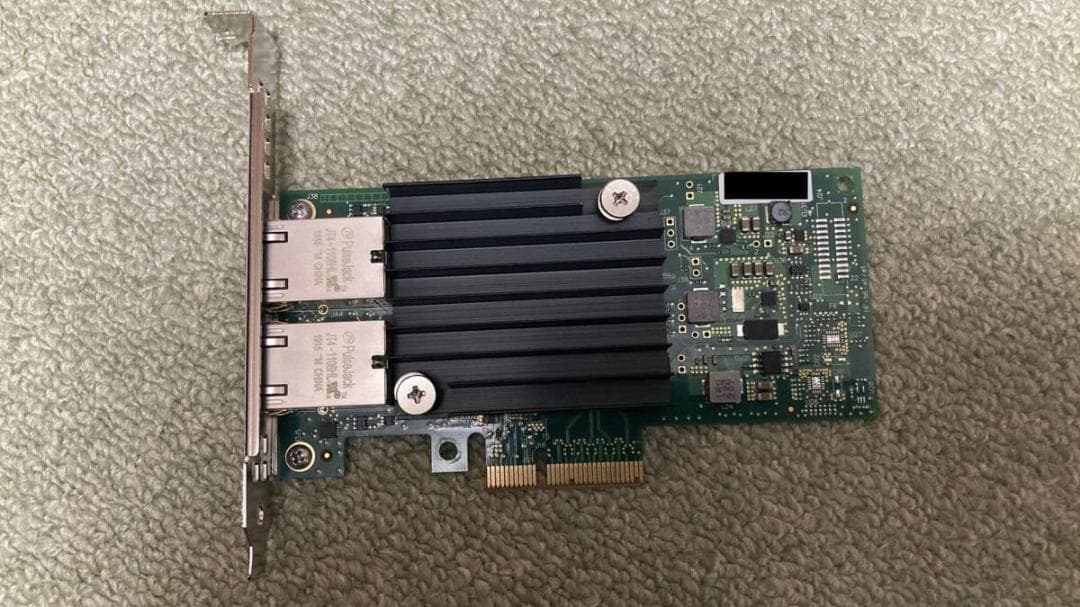 Intel純正 X550-T2（10GbE 2ポート LANカード）