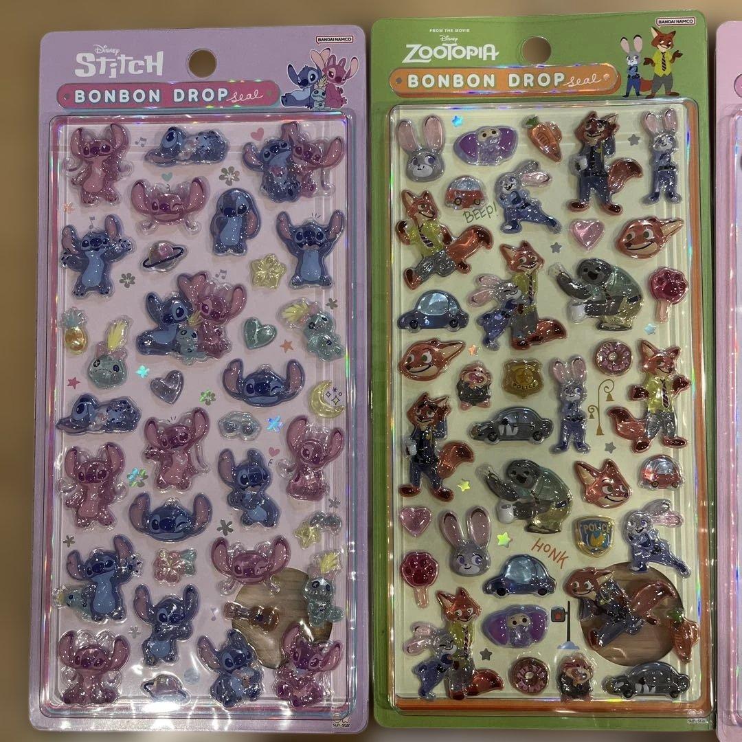 国内正規品　ボンボンドロップシール ディズニー　第2弾 8種セット