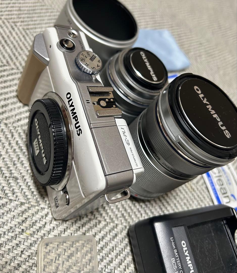 【お買得！】OLYMPUS PEN E-PL2 ミラーレス一　ズームレンズ2本