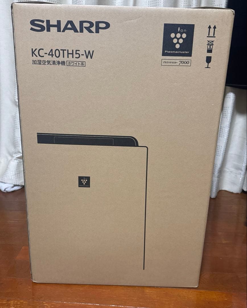 新品未使用 空気清浄機 SHARP KC40TH5-W ホワイト シャープ