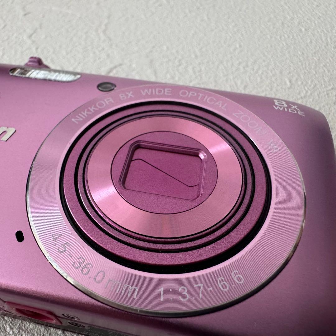 ニコン COOLPIX A300 ピンク ジャンク　デジカメ　バッテリー付き