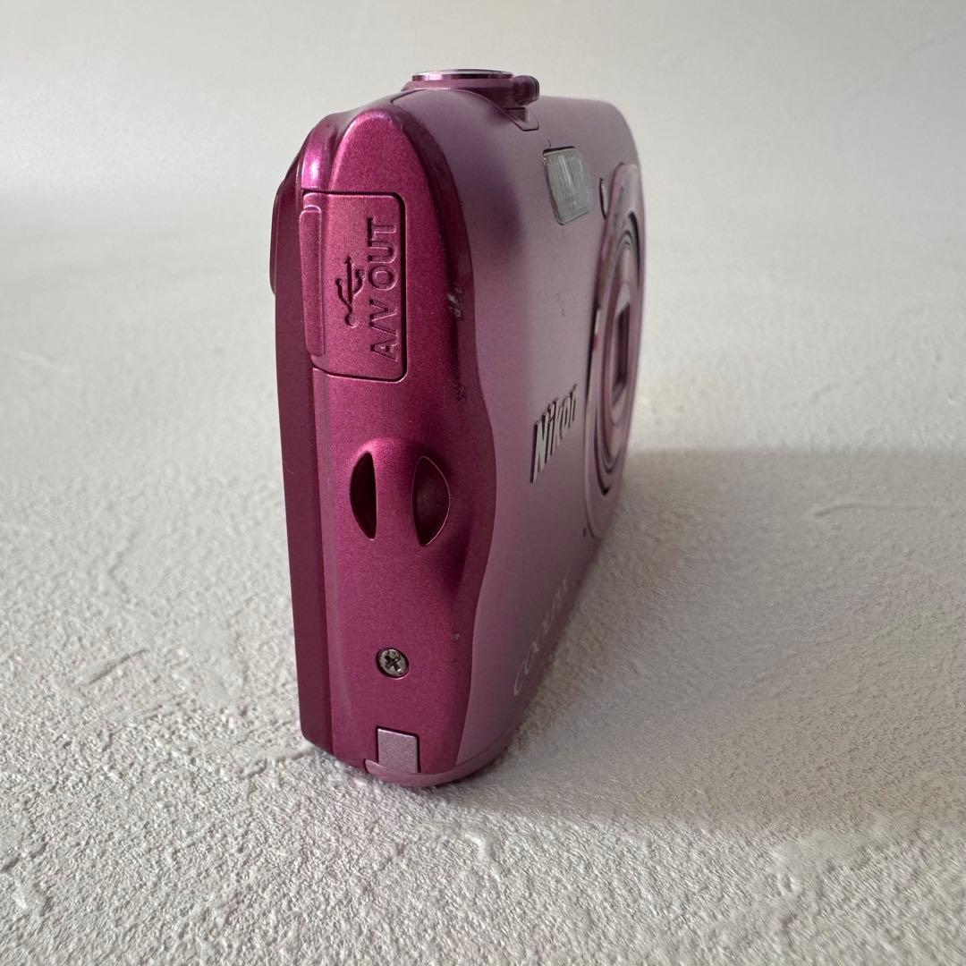 ニコン COOLPIX A300 ピンク ジャンク　デジカメ　バッテリー付き
