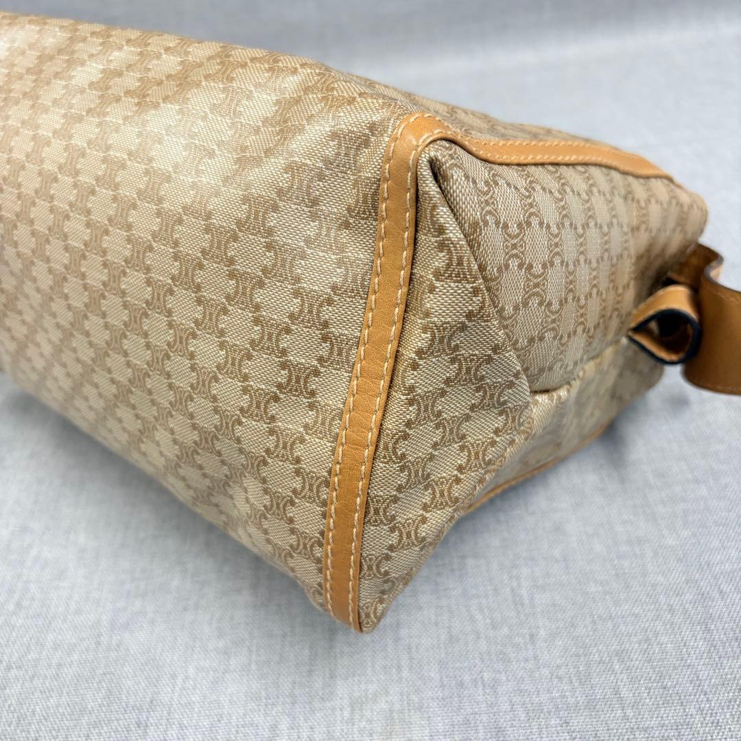 CELINE セリーヌ マカダム柄 トリオンフ ミニボストンバッグ ハンドバッグ