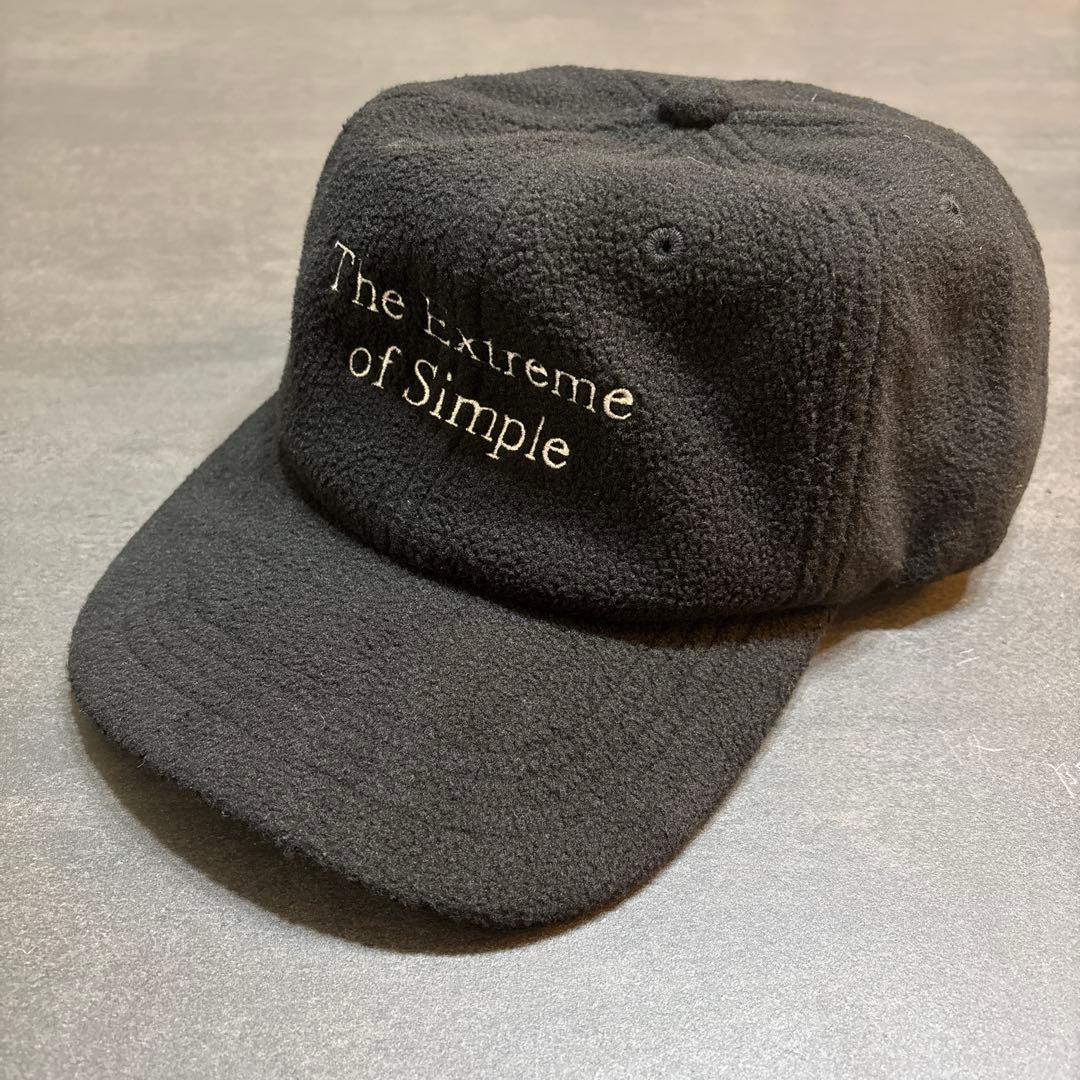 ENNOY メッセージロゴ刺繍 Fleece Cap ブラック 黒