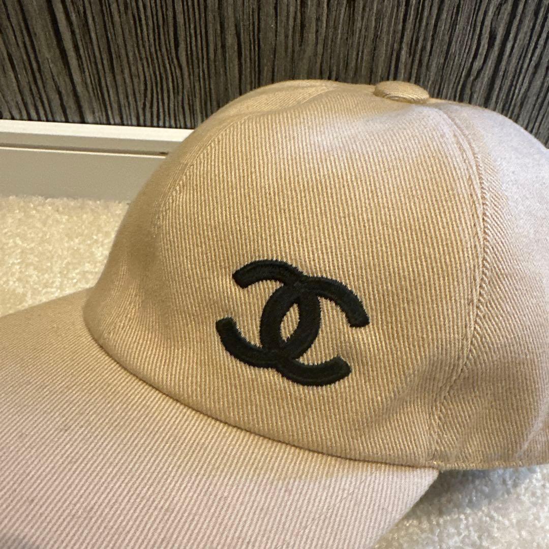 CHANEL キャップ レディース 新品 タグ付き ベージュ 匿名配送