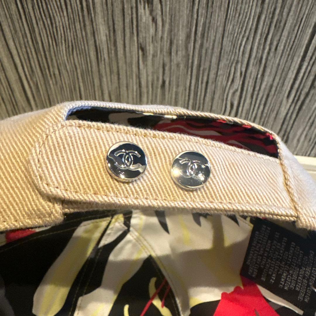 CHANEL キャップ レディース 新品 タグ付き ベージュ 匿名配送