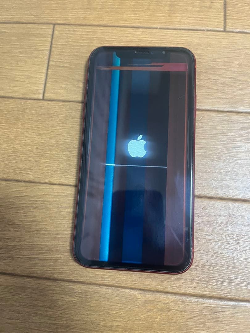 iPhone XR (レッド) 128GB本体　液晶ジャンク