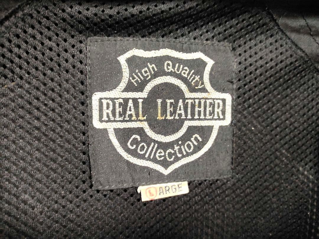 本革✪レーシングジャケット 革ジャン Esso MICHEKIN Shell