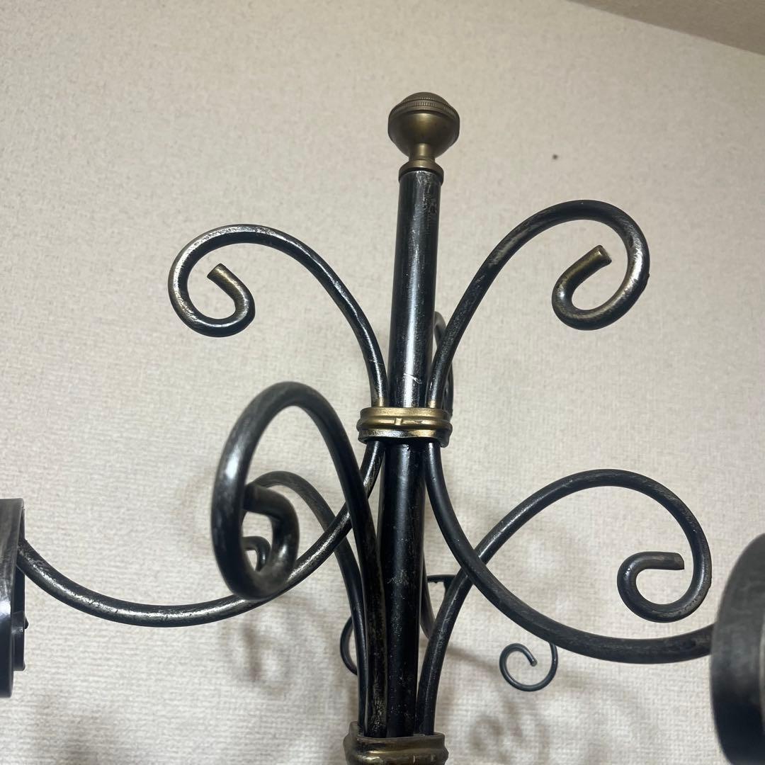 アンティーク アイアンコートハンガー ポールハンガー コートスタンド コート掛け