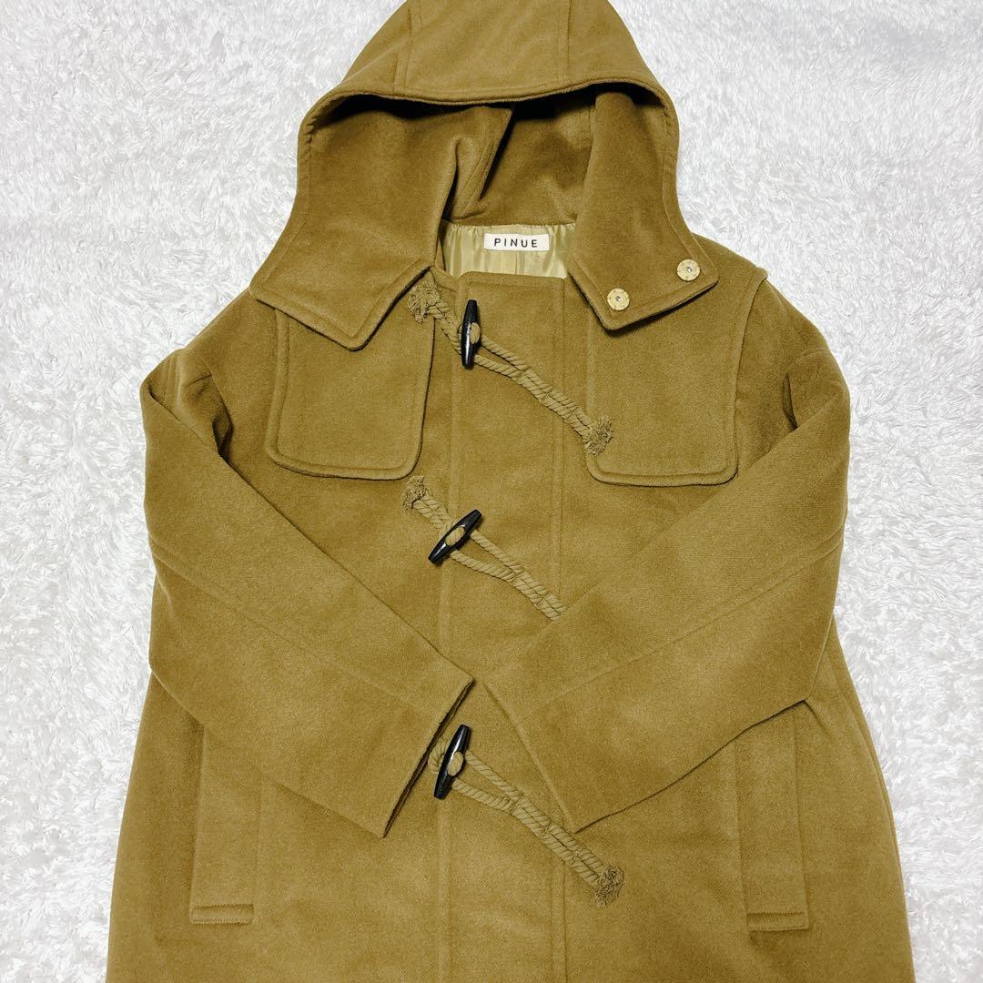 PINUE ピヌエ ロング コート ダッフルコート オリーブ M