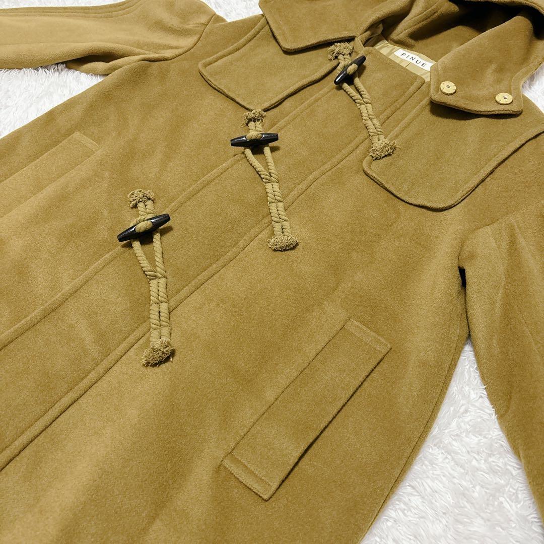 PINUE ピヌエ ロング コート ダッフルコート オリーブ M