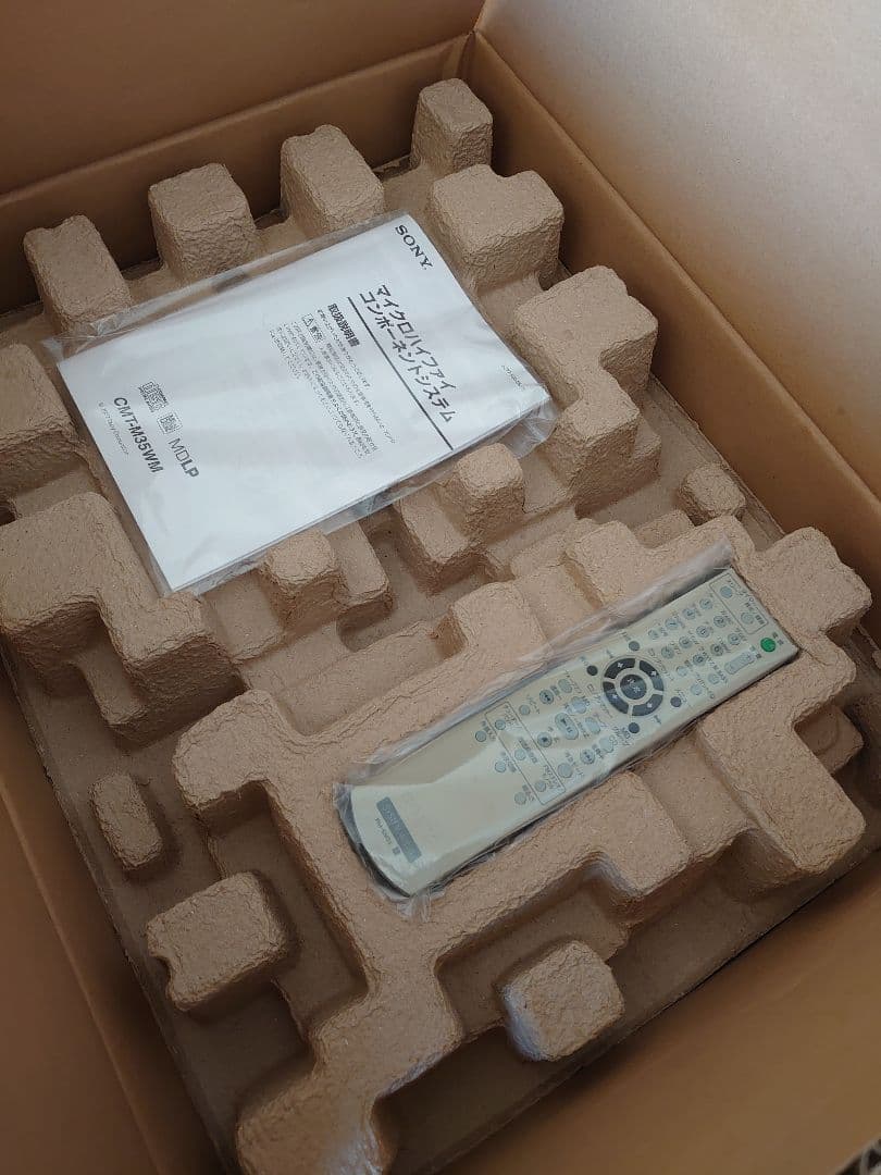 SONY CMT-M35WM(B)　MD カセット ウォークマン搭載　コンポ