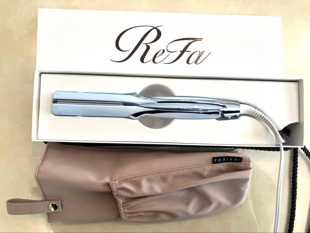 ReFa ストレートヘアアイロン ホワイト(収納ケース付き)