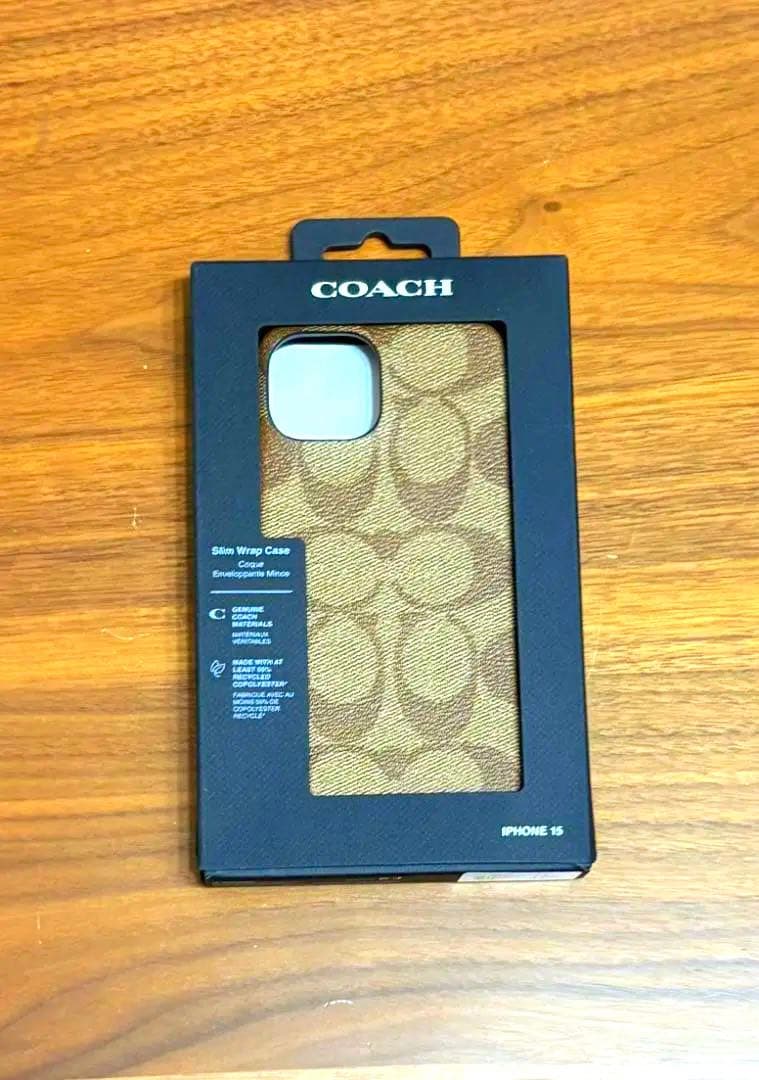 Coach モノグラム ソフトケース