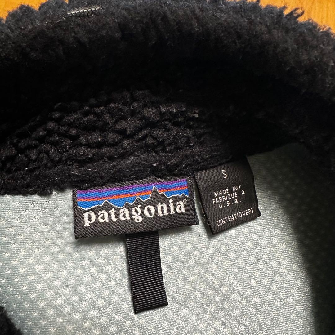 patagonia ブラック レトロX ベスト S USA製
