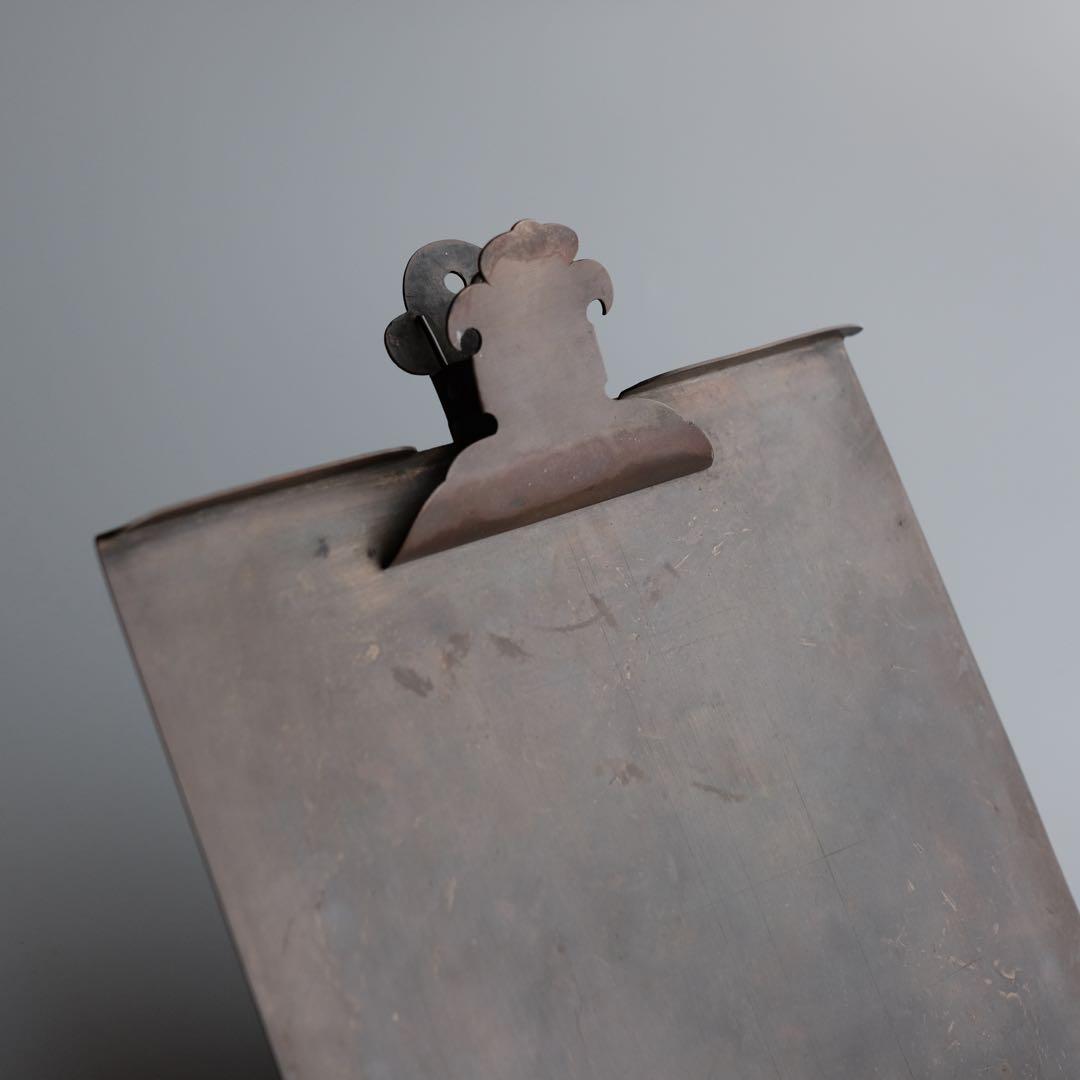 1920年前後のフランス製真鍮製ドキュメントクリップボード