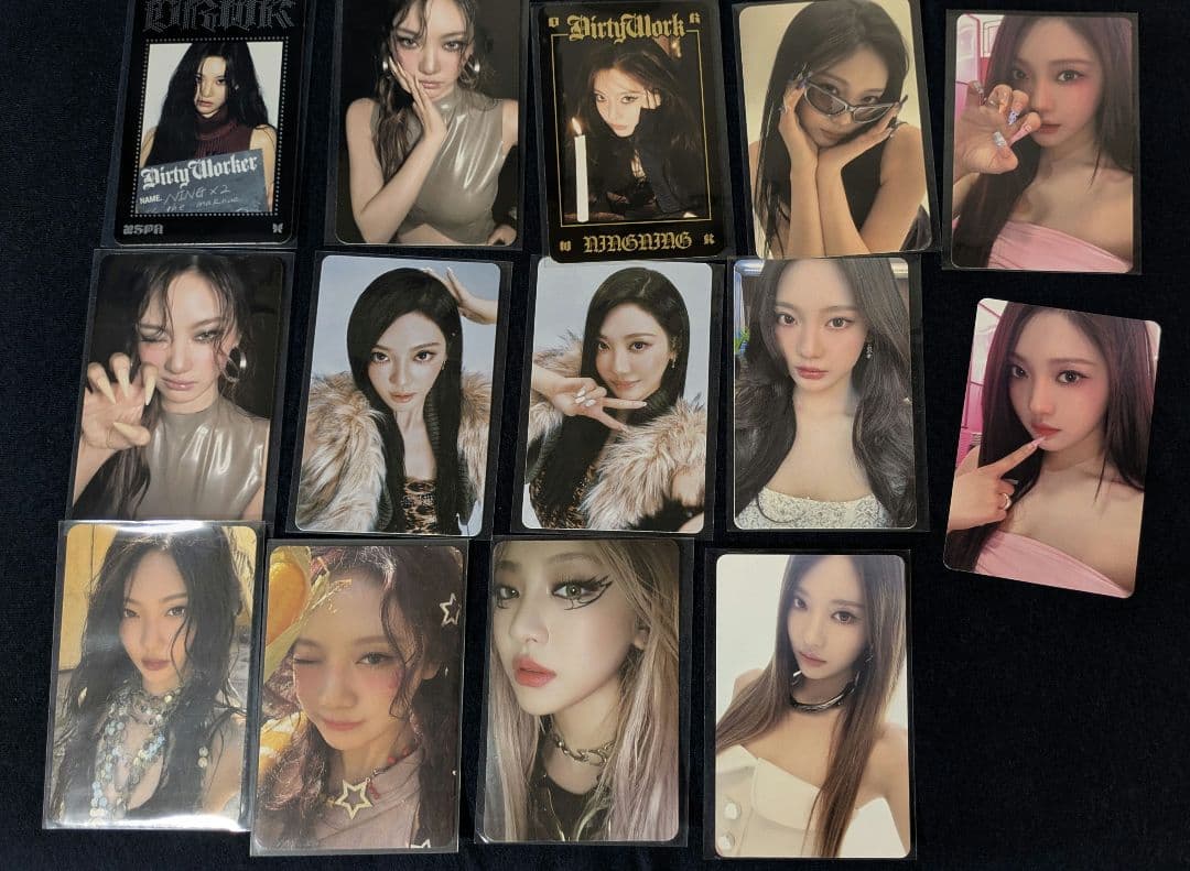 aespa ニンニン トレカ　色々　14枚セット