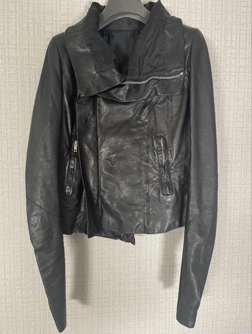 rickowens バイカージャケット　レザージャケット ライダース　42
