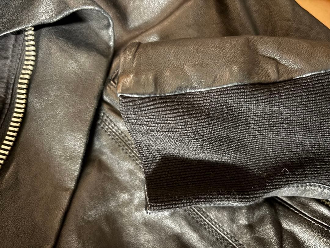 rickowens バイカージャケット　レザージャケット ライダース　42