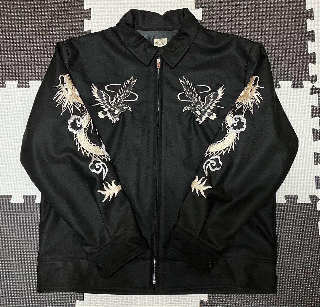 gold ARK SOUVENIR ゴールド スカジャン 東洋エンタープライズ