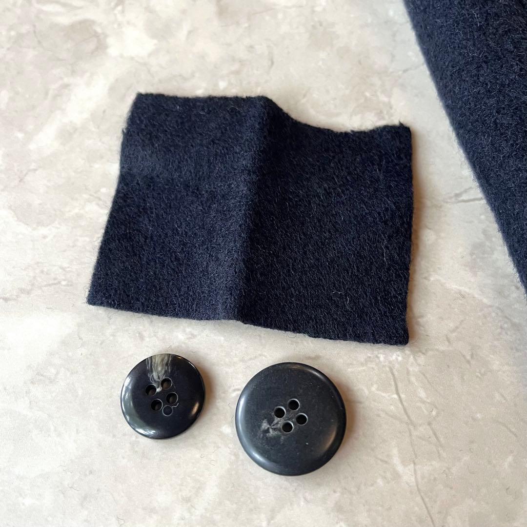 【美品】mizuiroind Aライン　ダッフルコート　ロング　ネイビー