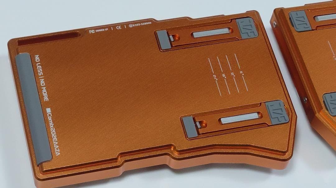 ★限定【オレンジ】Cornix LP 分割 無線｜VIAL｜技適｜即発送