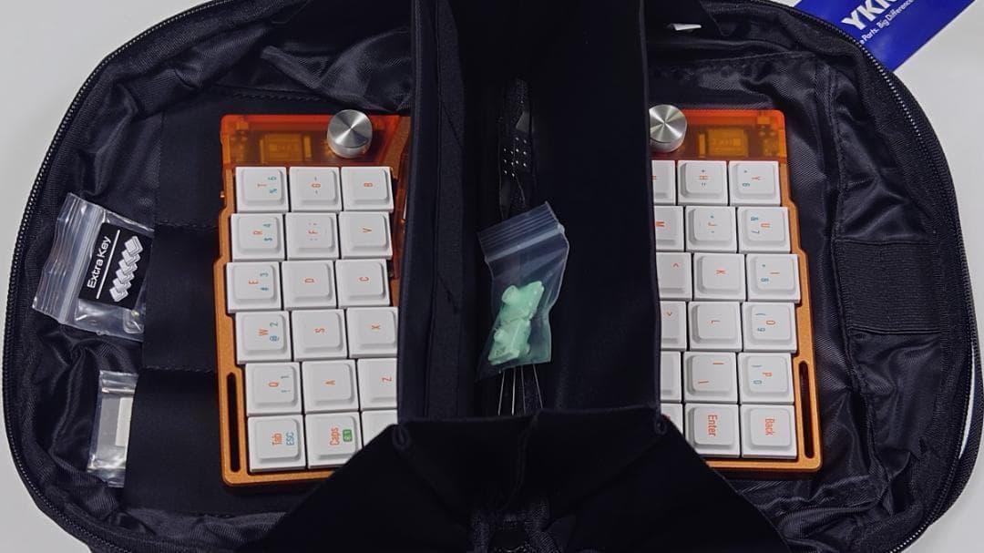 ★限定【オレンジ】Cornix LP 分割 無線｜VIAL｜技適｜即発送