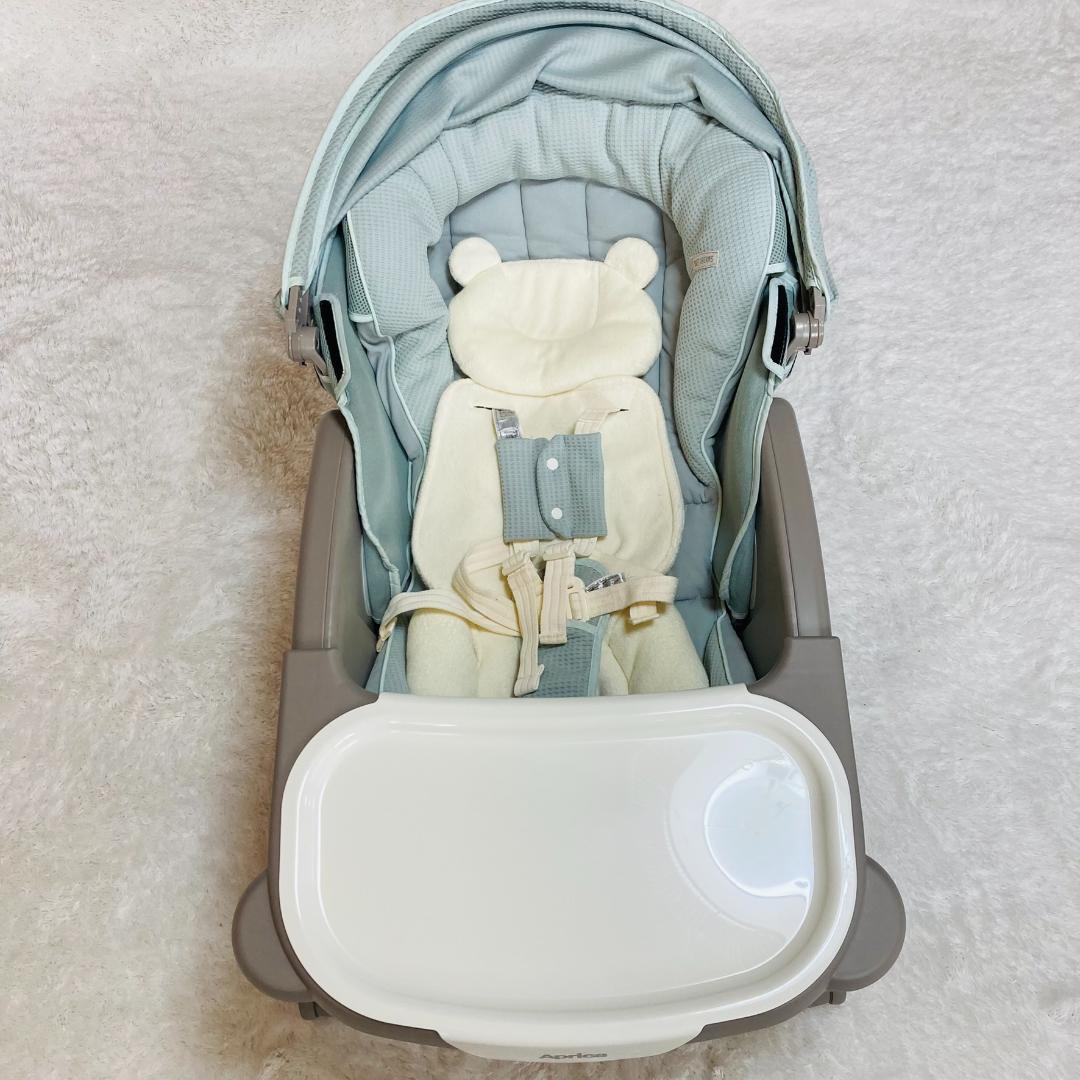 美品 アップリカ ユラリズム オート プレミアム AC 電動ハイローチェア