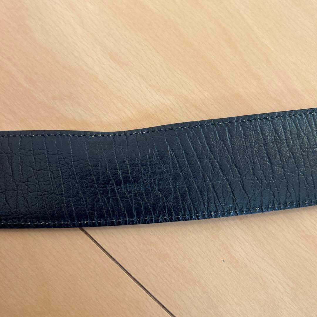 Gucci GGパターン ベルト シルバーバックル