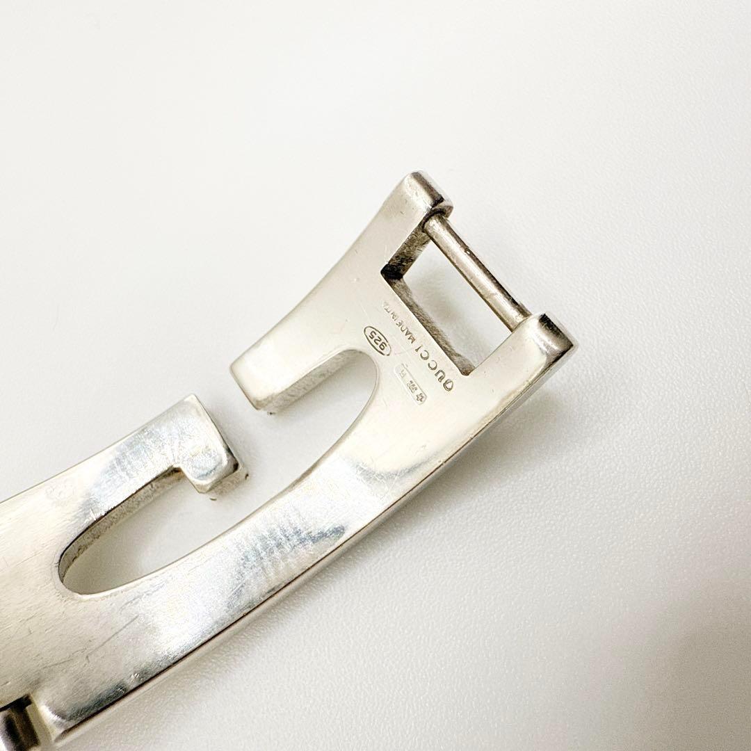 2515-3 人気✨GUCCI ブレスレット　バングル　カットアウトG