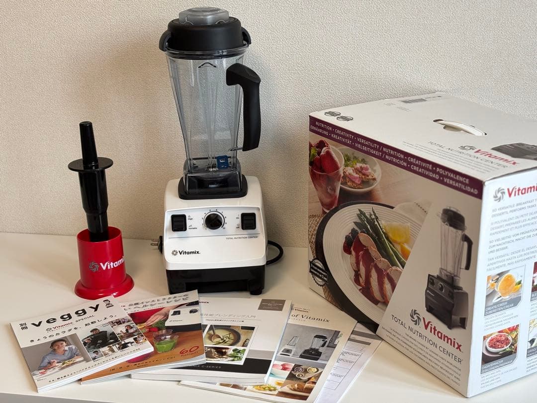 美品！ホワイトカラー Vitamixレシピブック付き/2018年東急百貨店で購入