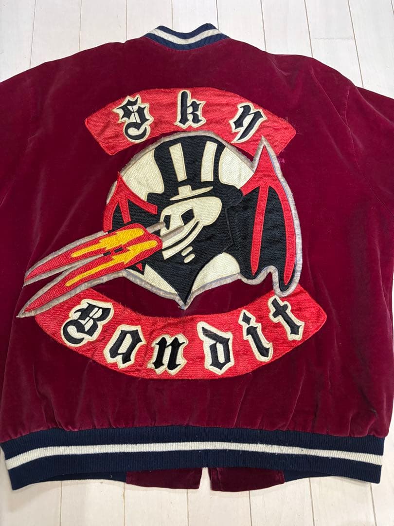 SKY BANDIT スカジャン ワインレッド