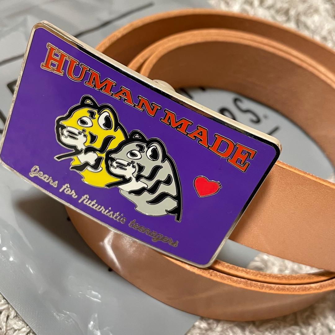 美品✤ ヒューマンメイド レザーベルト HUMANMADE LEATHER