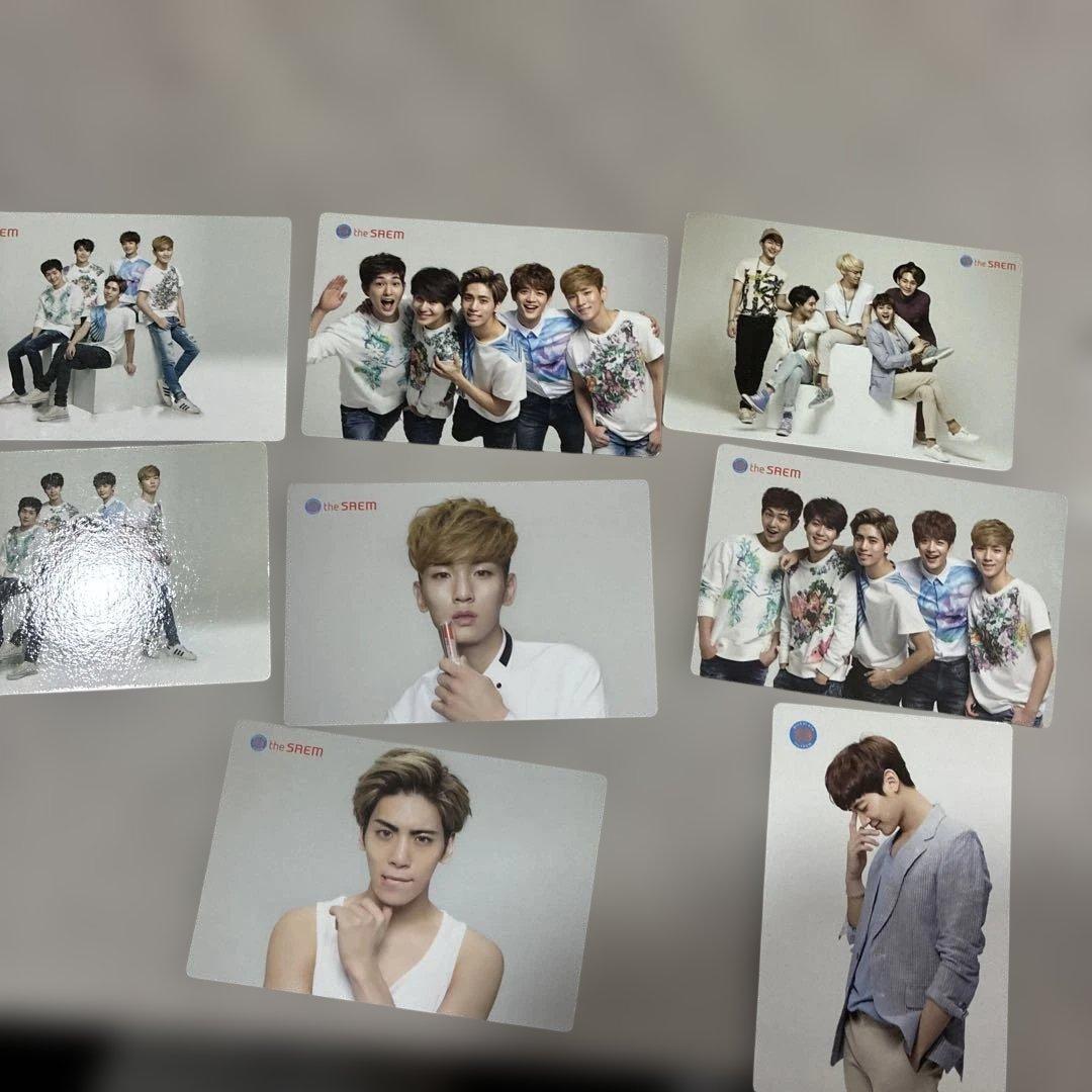 SHINeeジョンヒョン　裏は５人集合　トレカ　セム　フォトカード