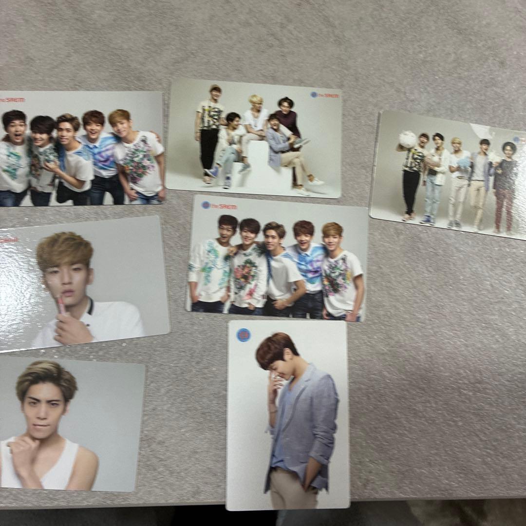 SHINeeジョンヒョン　裏は５人集合　トレカ　セム　フォトカード