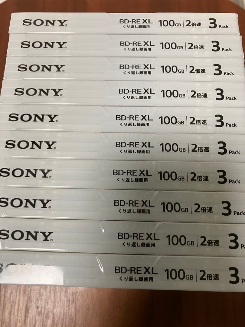 12セット　ソニー ブルーレイディスク BD-RE XL 100GB 3枚入り