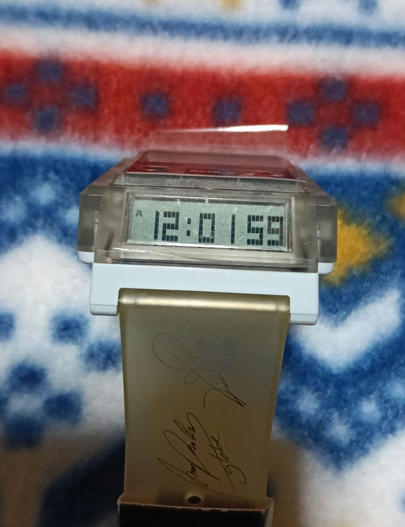 SEIKO Frequency 限定 【 globe 】 デジタル腕時計 クリア