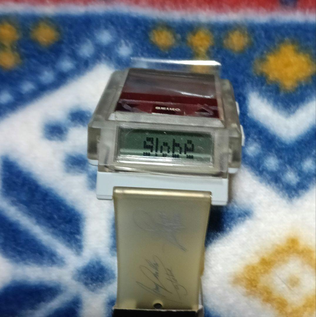 SEIKO Frequency 限定 【 globe 】 デジタル腕時計 クリア
